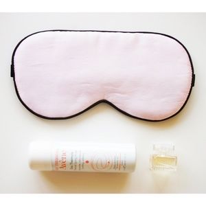 100% silk sleeping Eye mask in Pink NEW 2 qty